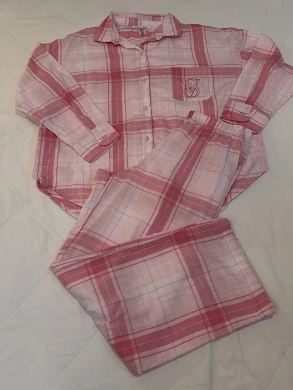 Victoria's Secret Modal Cotton Long Pajama Set – Size Small Short (Petite) – NWT - Picture 1 of 12